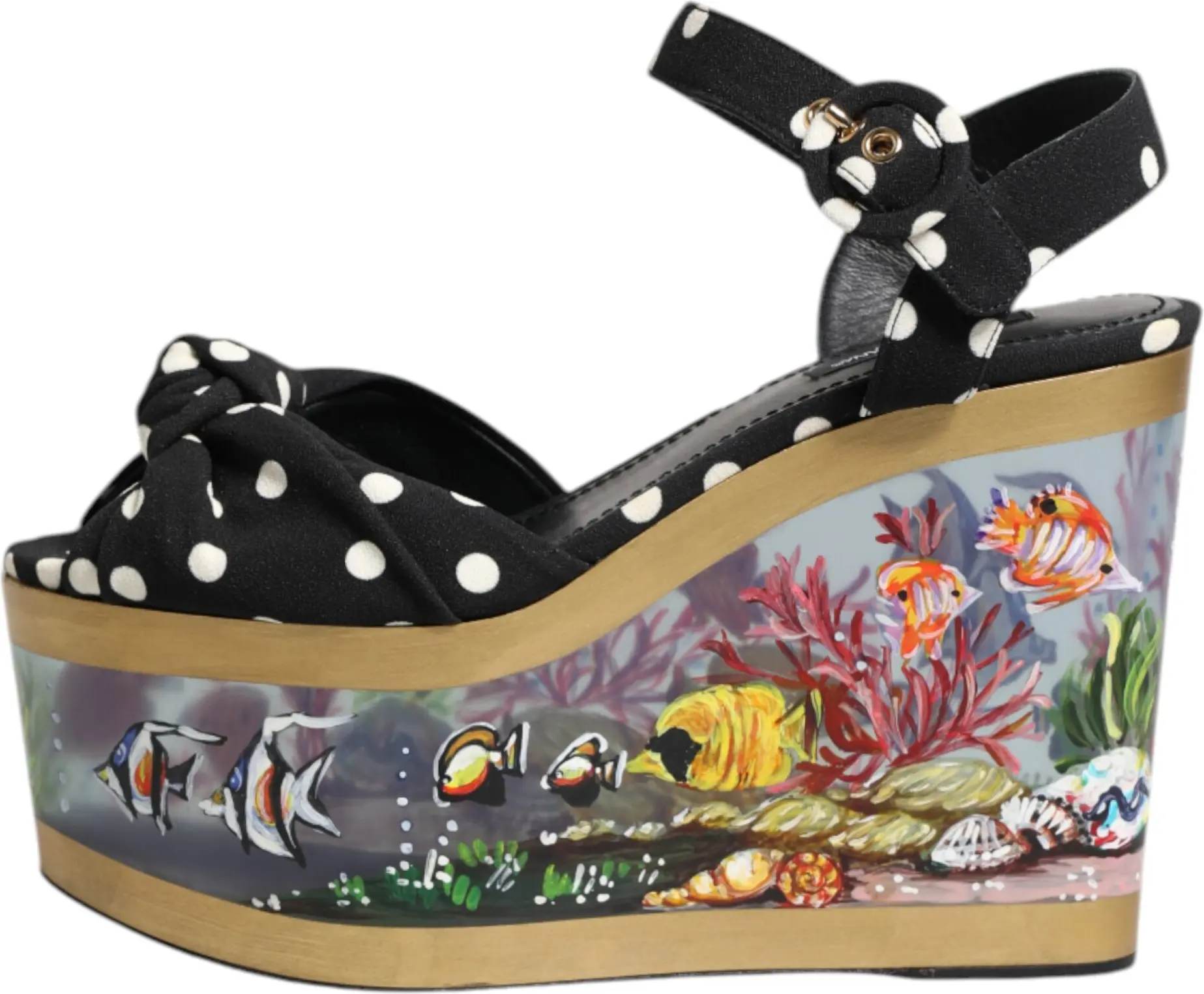 Ankle Strap Wedge Sandals Dolce & Gabbana