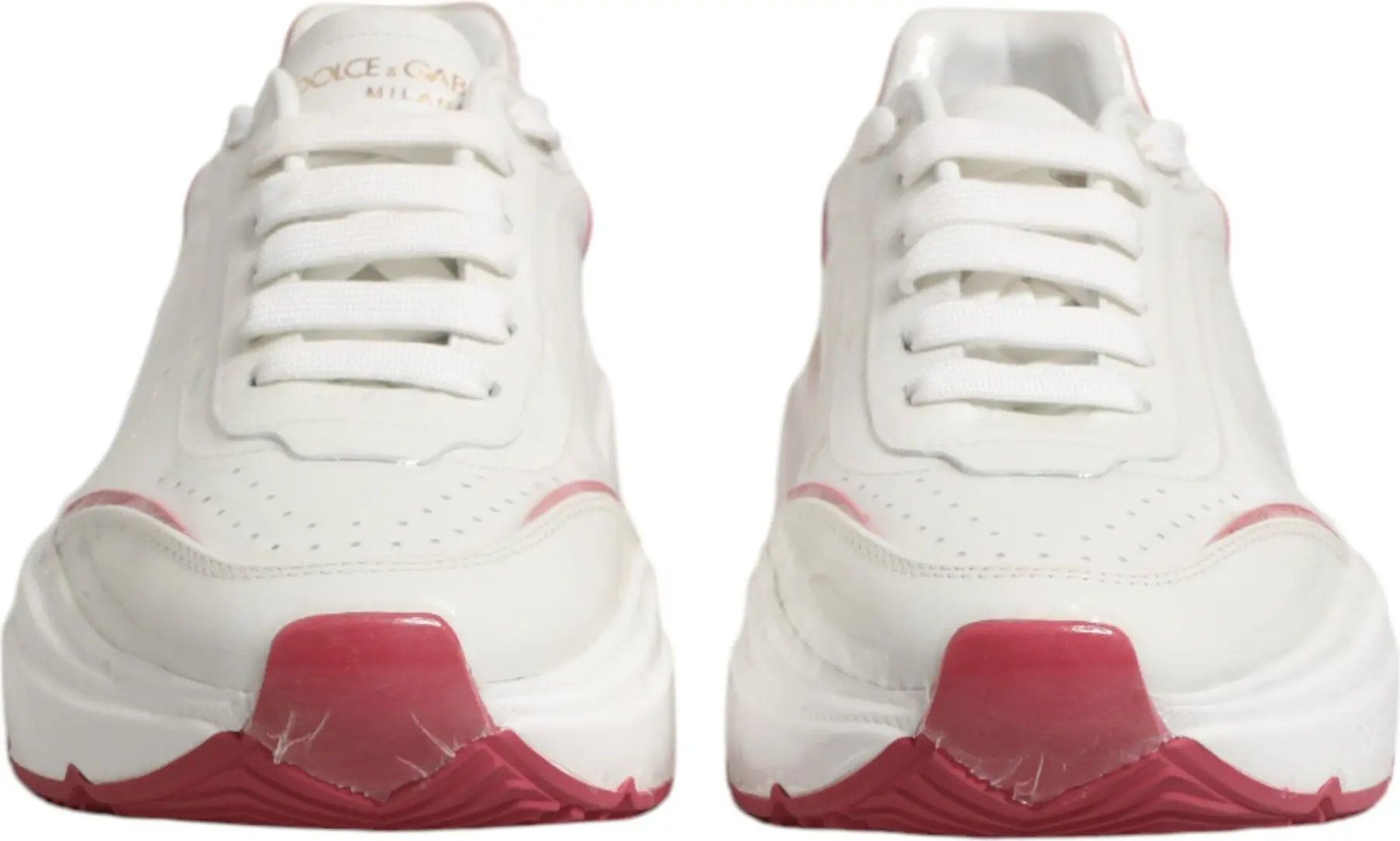 Low Top Sneakers White Pink Daymaster Dolce & Gabbana
