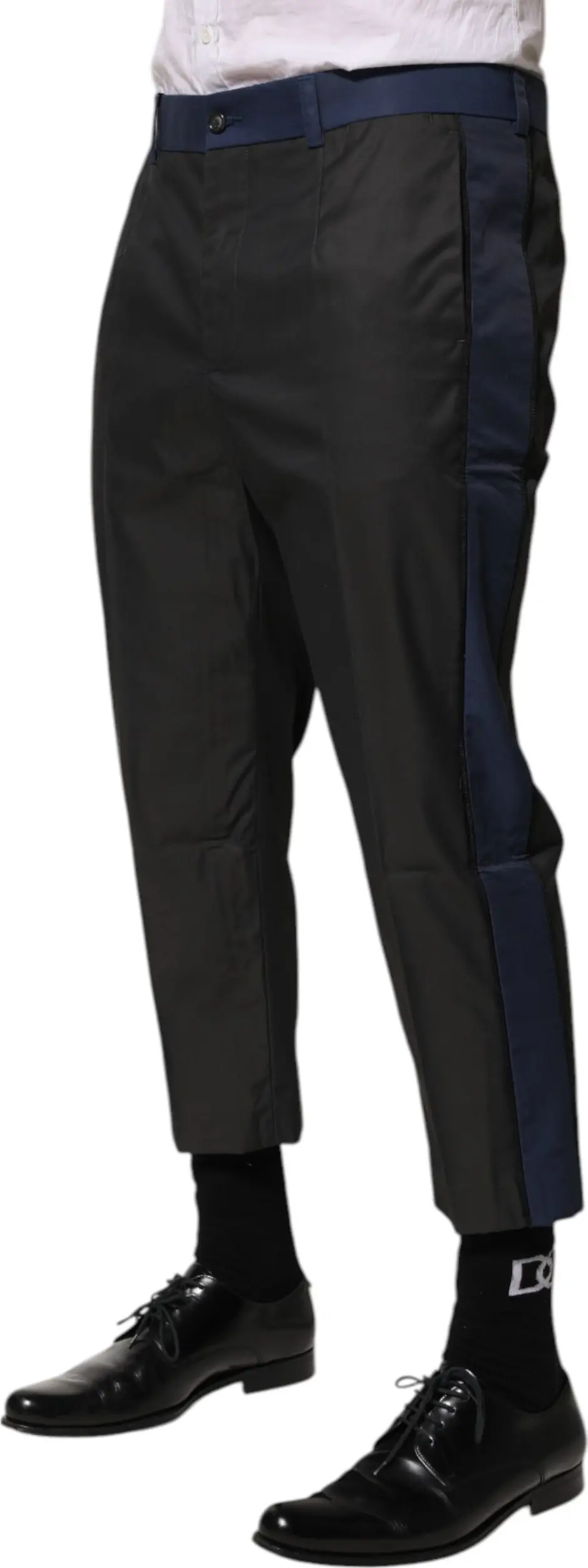 Chinos Dolce & Gabbana Серо-синие Хлопок