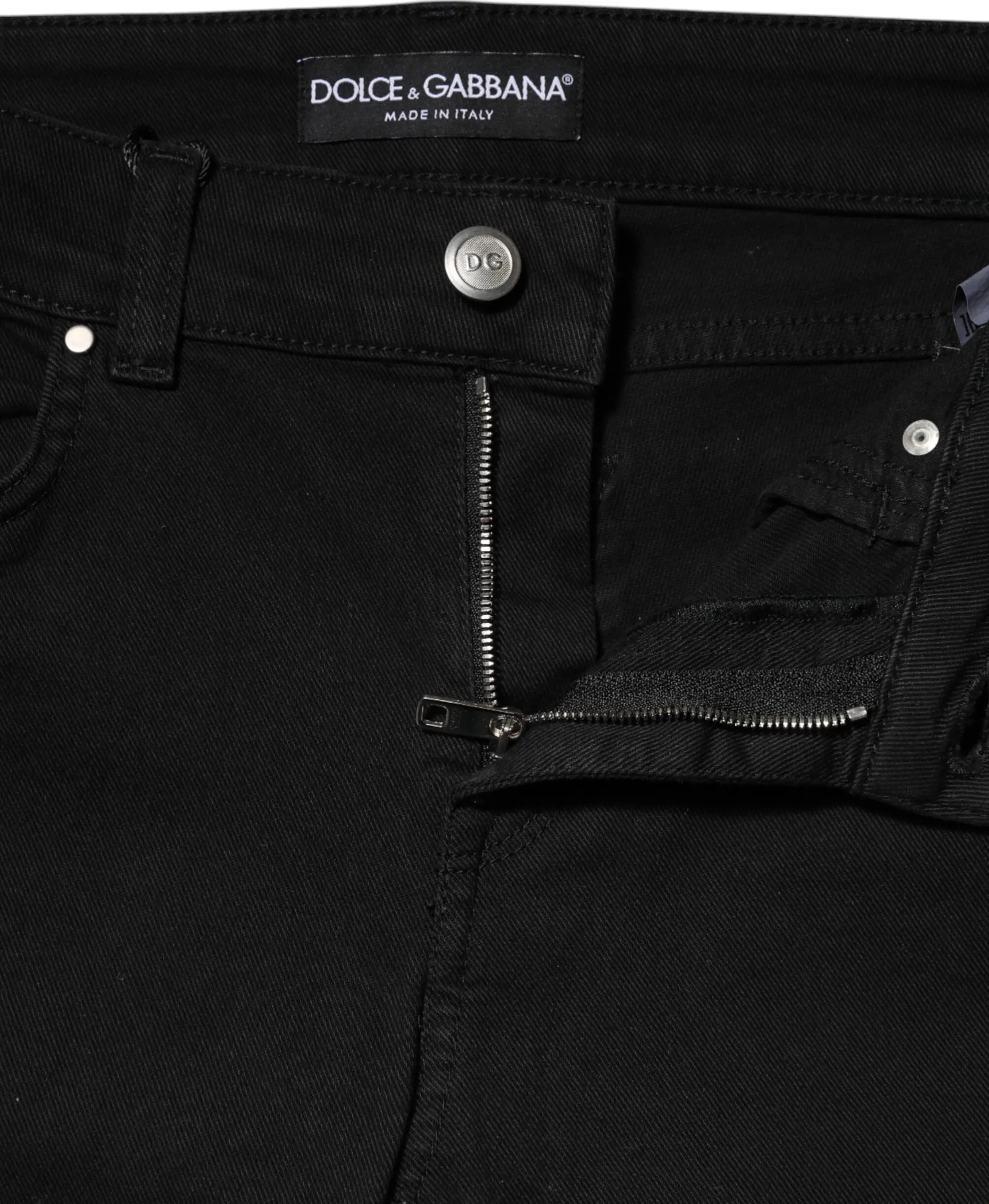 Dolce & Gabbana Shortasi qora paxta jinsilari