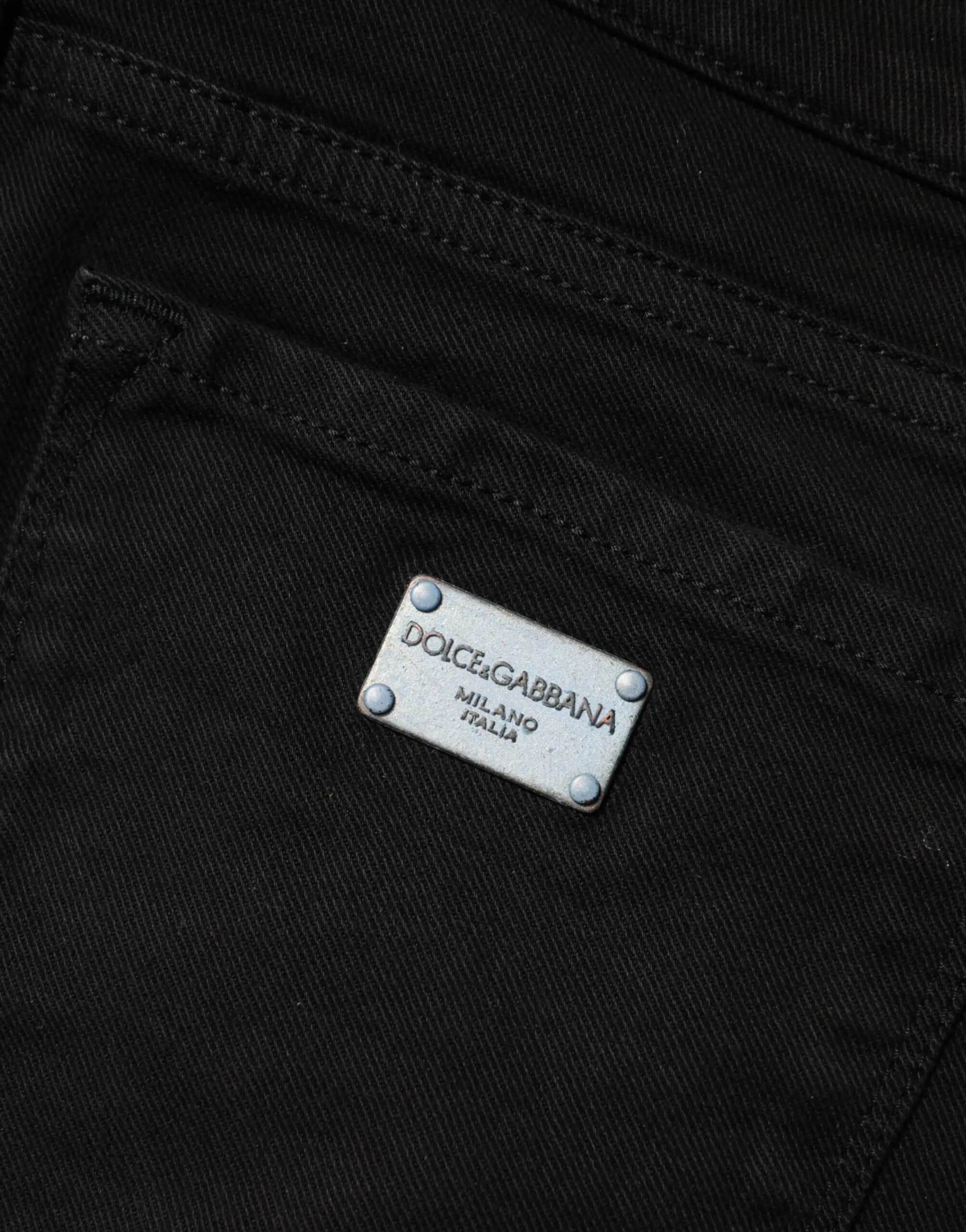 Dolce & Gabbana Shortasi qora paxta jinsilari