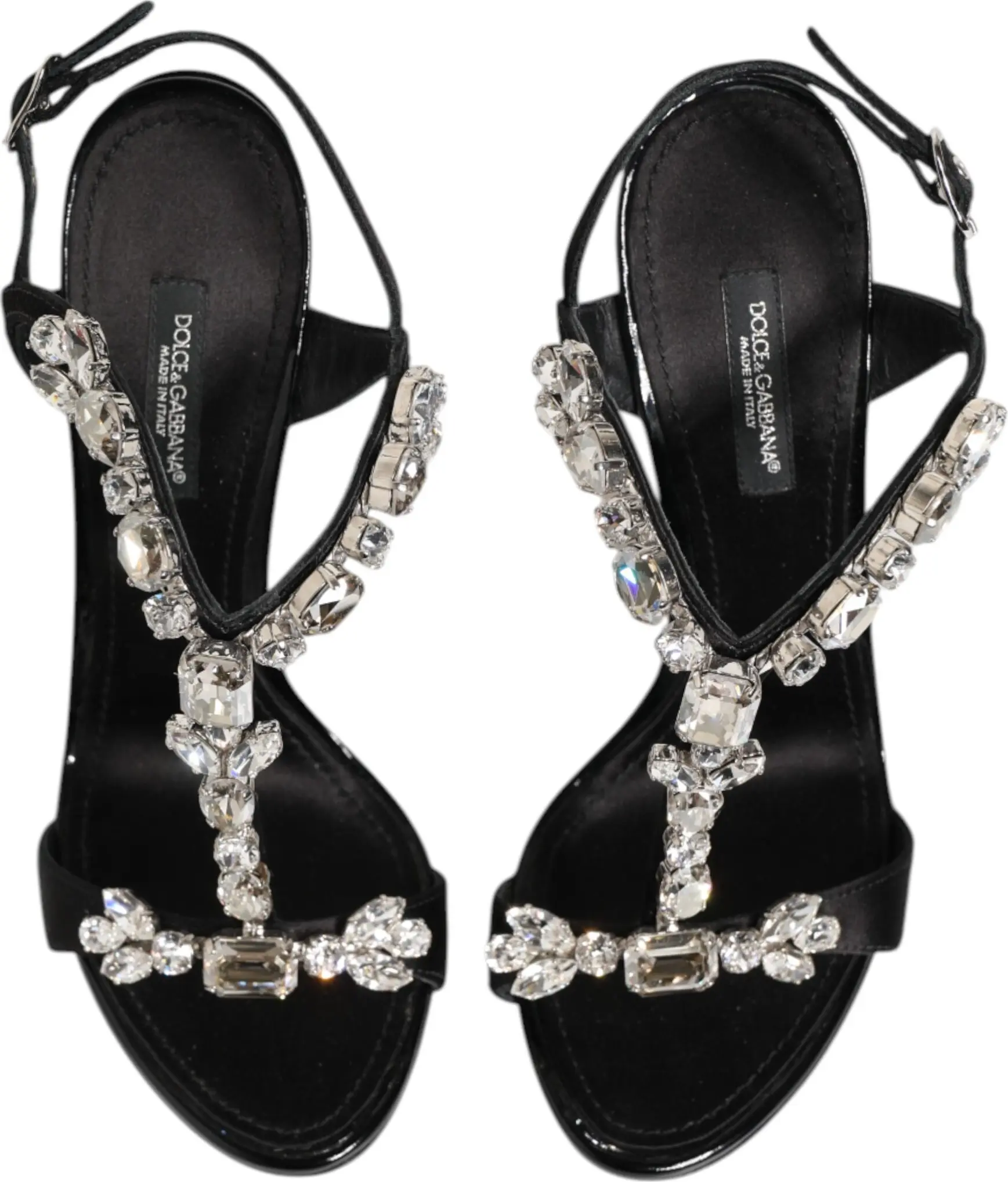 Босоножки на каблуке Dolce & Gabbana Keira черные