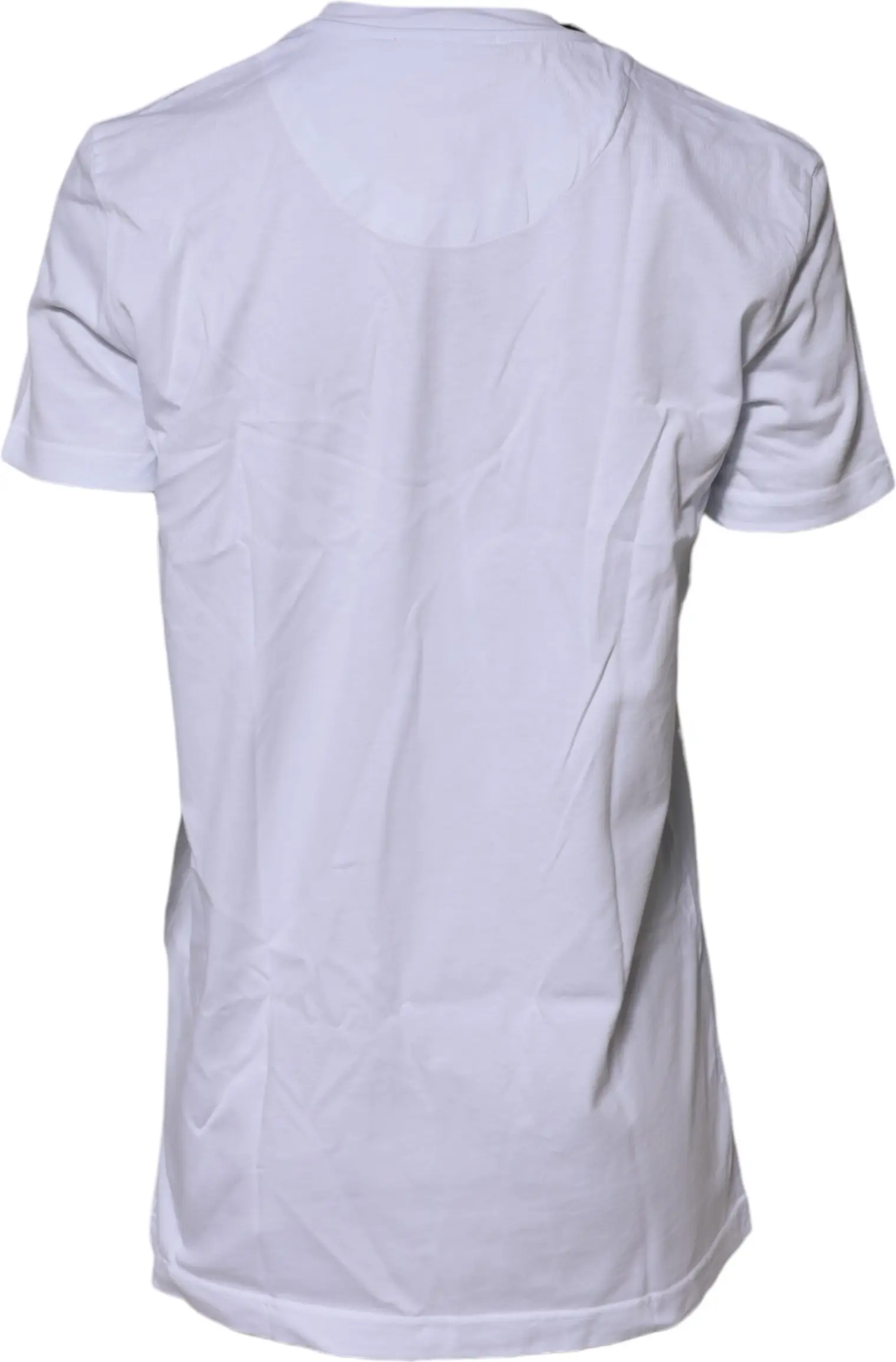 White Short Sleeves Crew Neck Top T-shirt Dolce & Gabbana