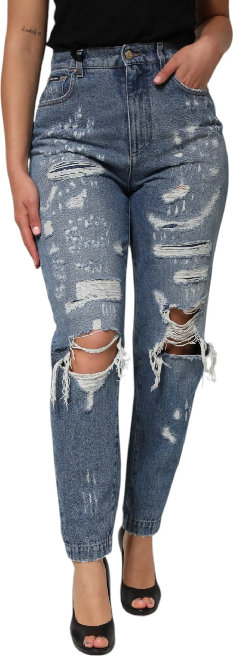 Jeans Dolce & Gabbana Tattered Denim