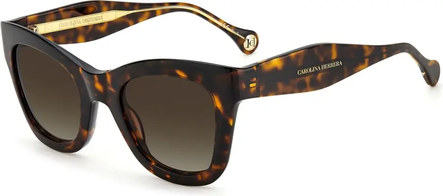 Sunglasses Carolina Herrera Brown Acetate