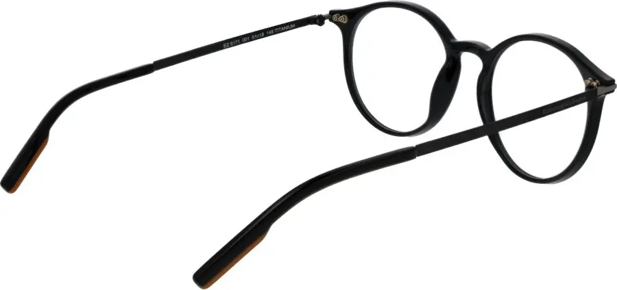 Ermenegildo Zegna Black Plastic Glasses (Frames)
