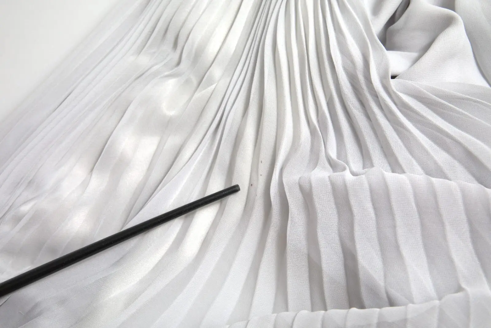 Dolce & Gabbana Light Grey Polyester Pleated Long Maxi Dress