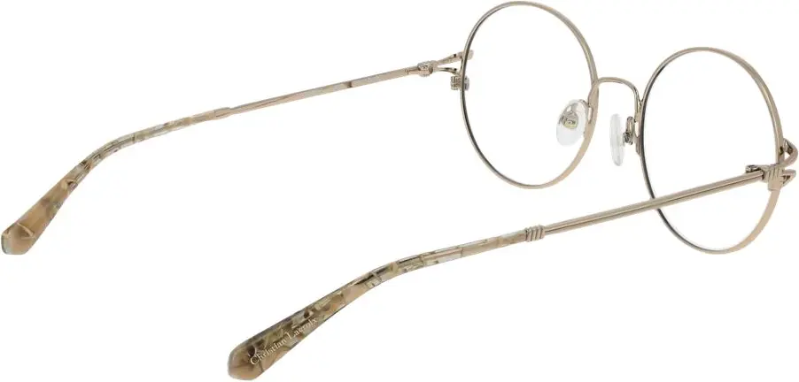 Christian Lacroix Beige Metal Glasses