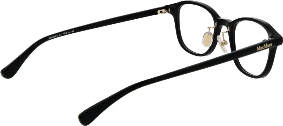 Black Acetate Glasses Frames Max Mara