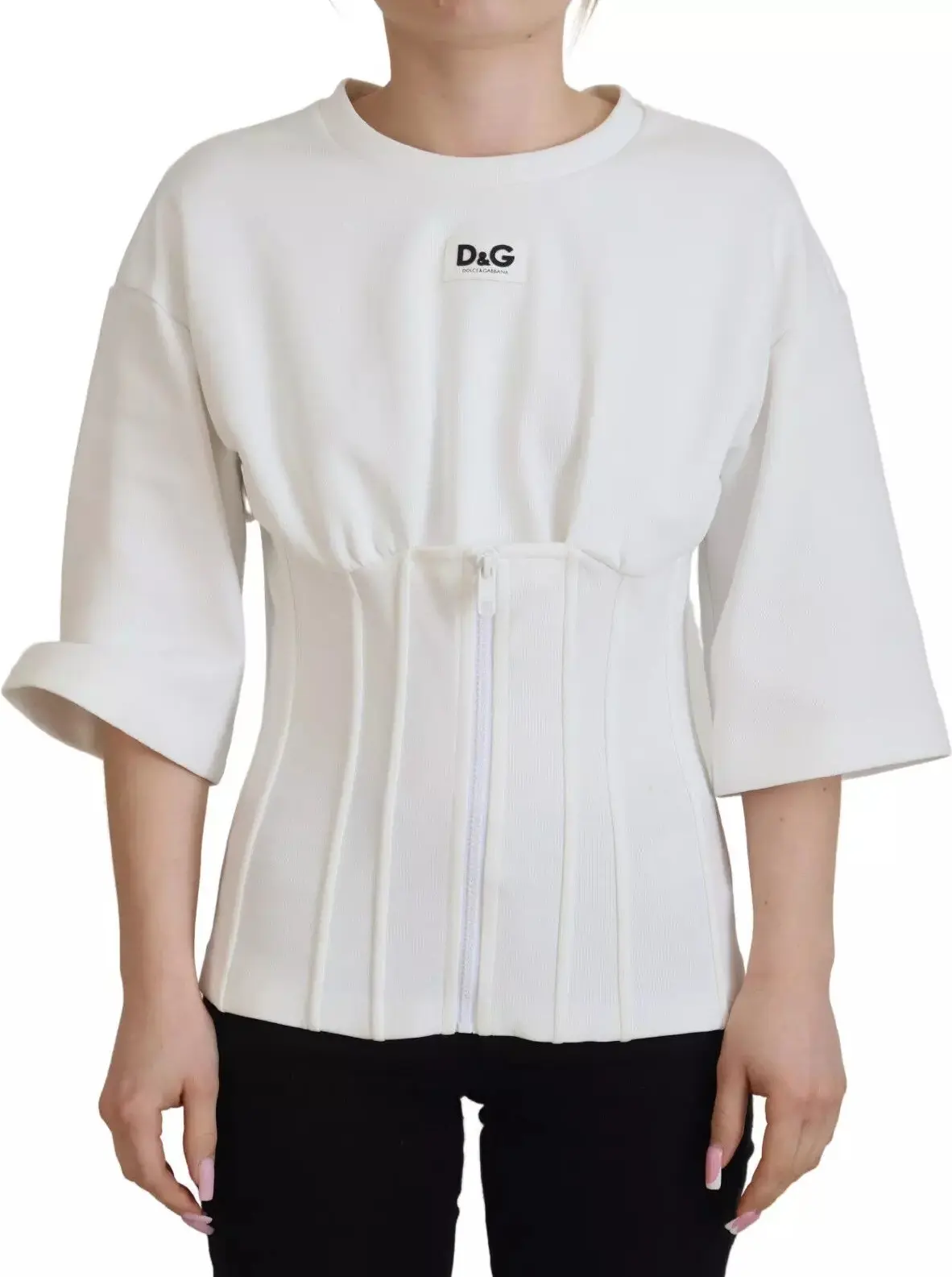 Oq Paxta Korset Strech Bluzka Dolce & Gabbana