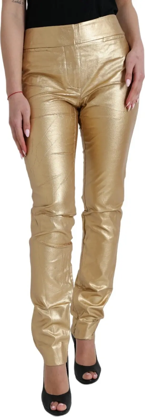 Брюки Dolce & Gabbana Metallic Gold