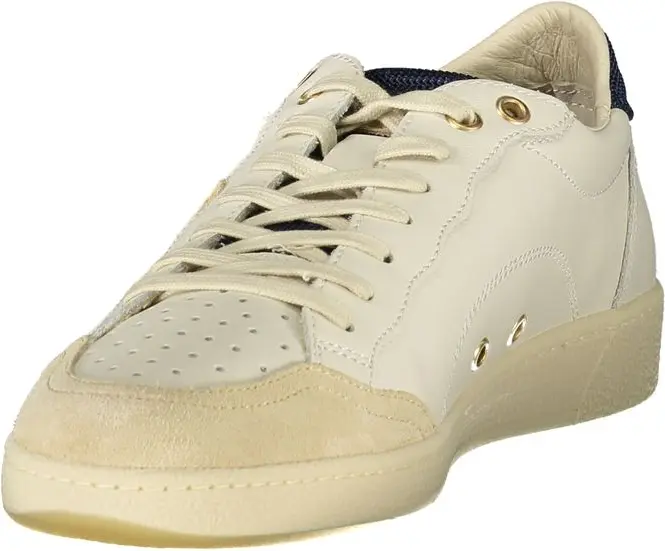 White Polyester Sneaker Blauer