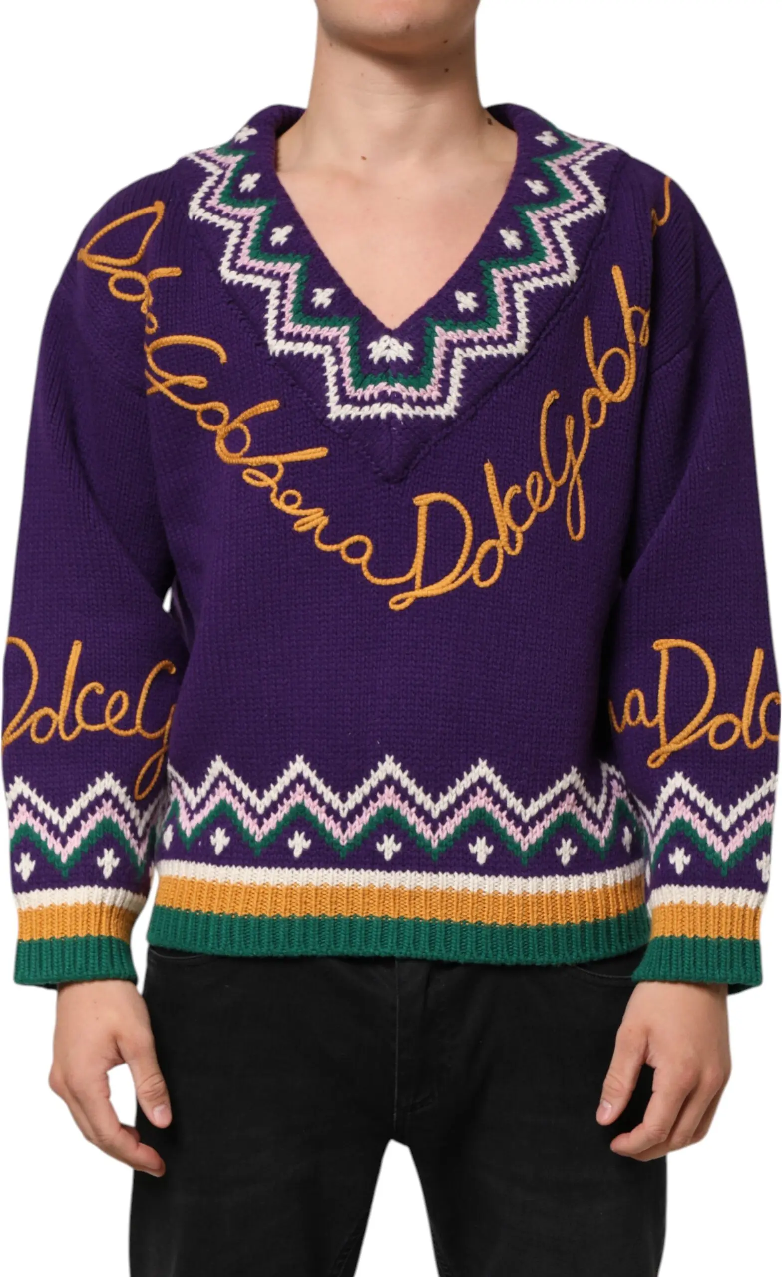 Свитер Dolce & Gabbana DG Logo Вязаный Свитер