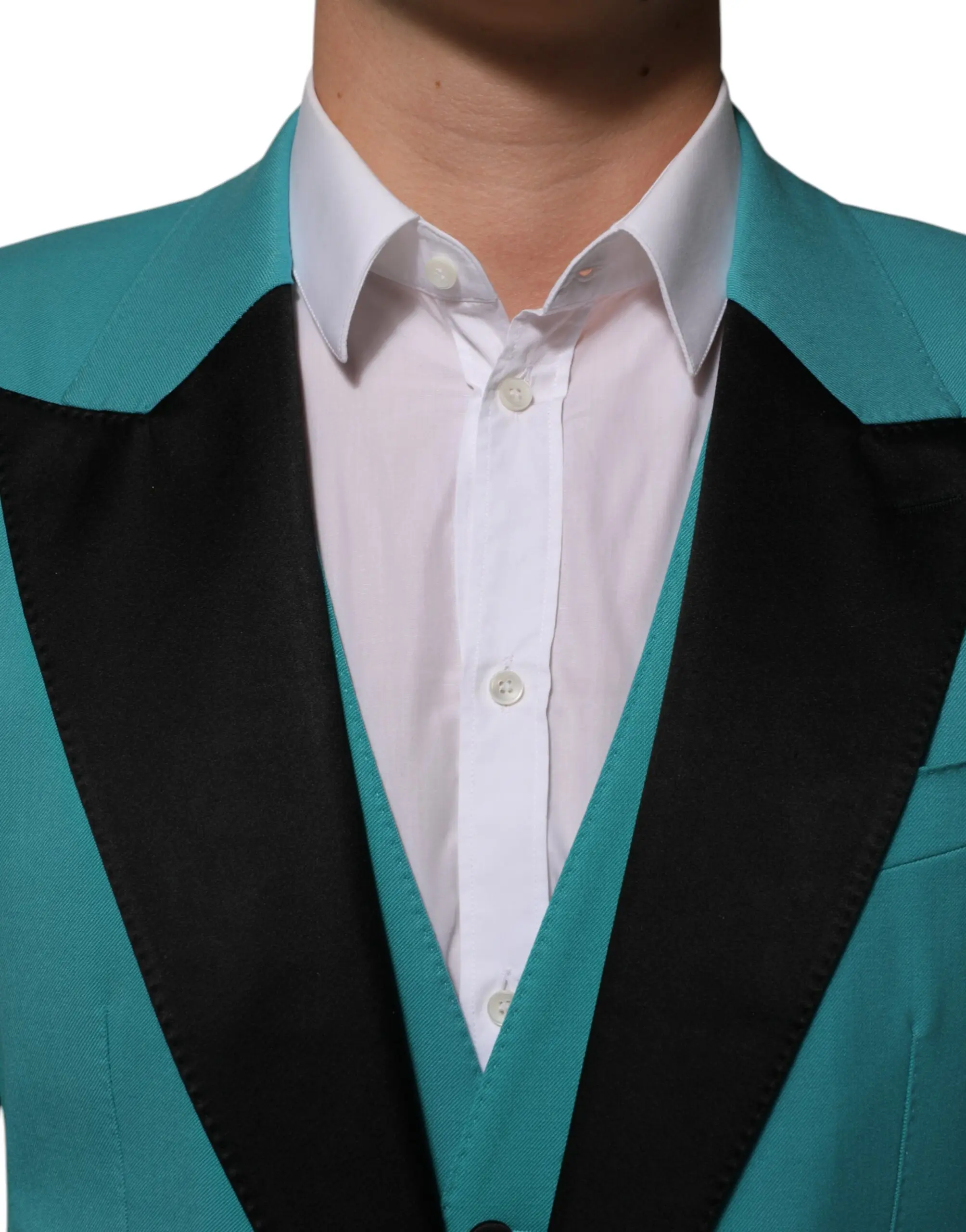 3 Piece Wool Silk Blend Suit Dolce & Gabbana Sicilia