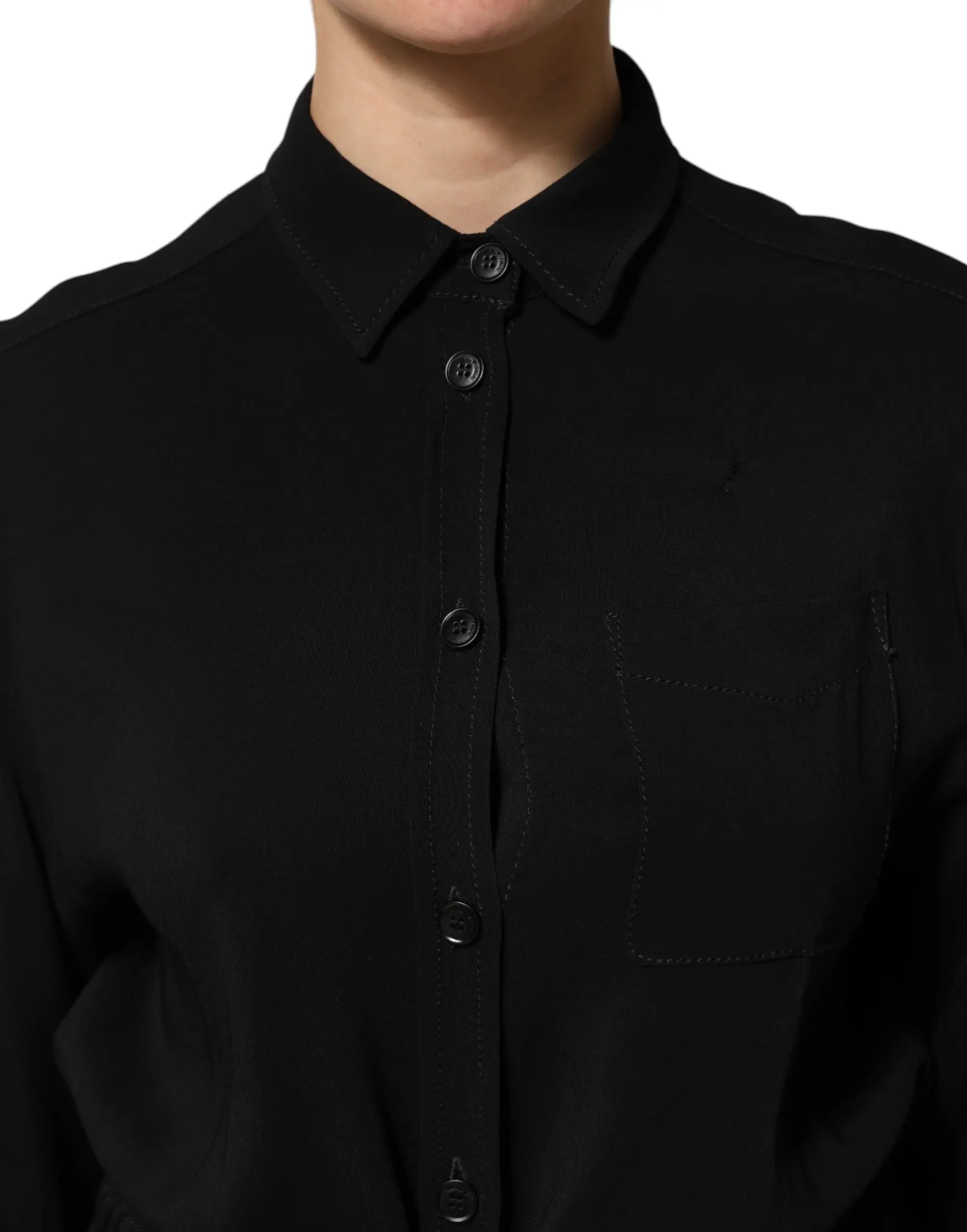 Shirt Style Belted Dress Armani Emporio