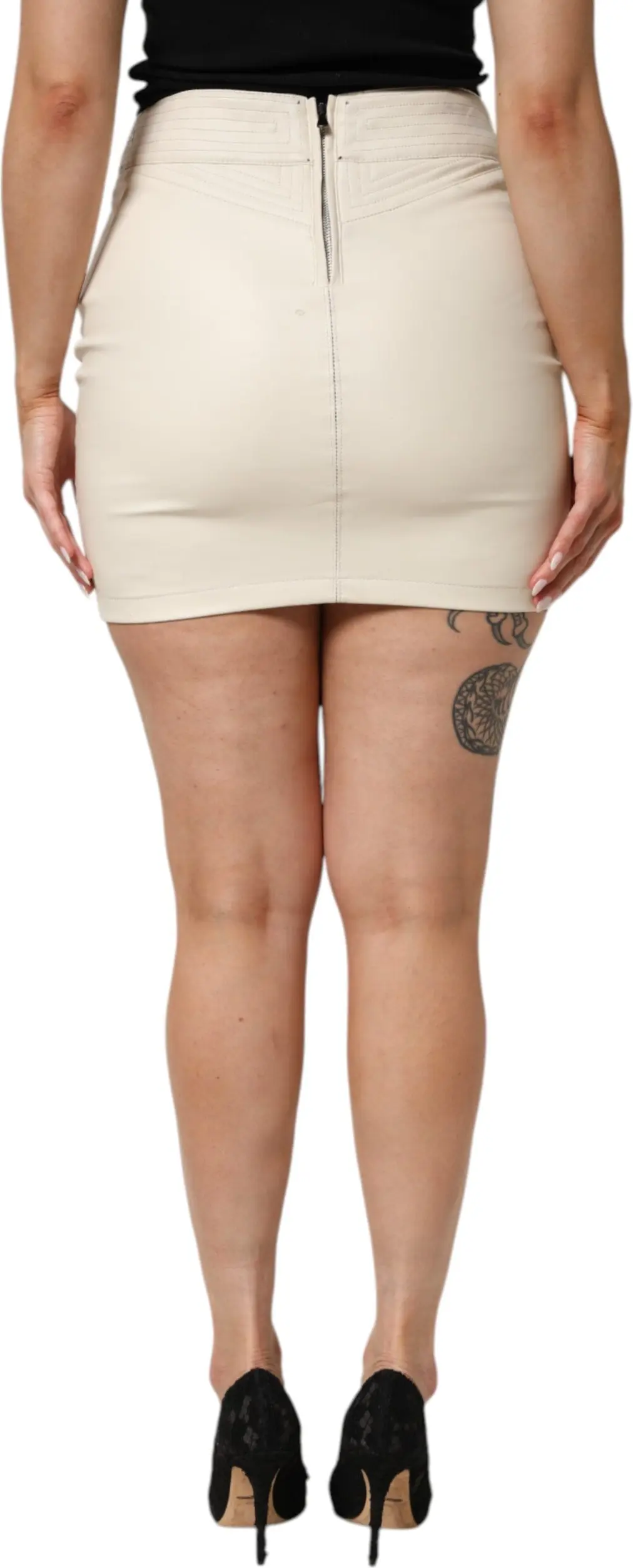 Faux Leather Quilted Mini Skirt GUESS