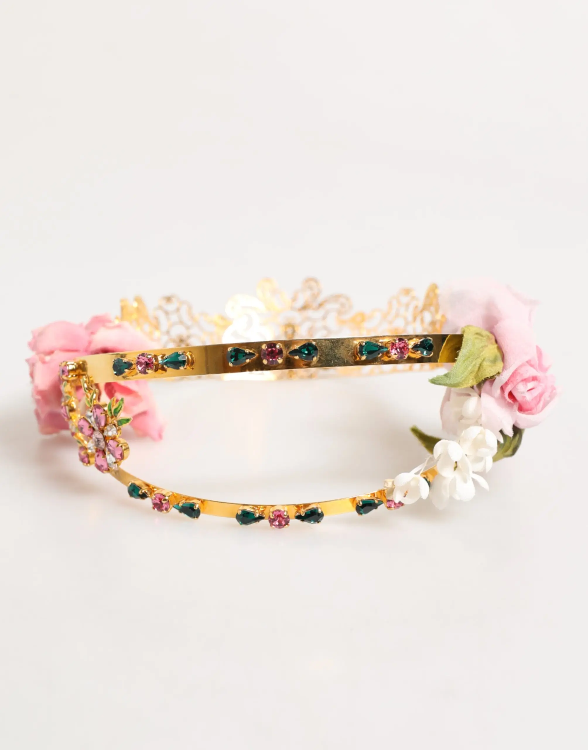 Dolce & Gabbana guliyoli bezakli bosh kiyimi