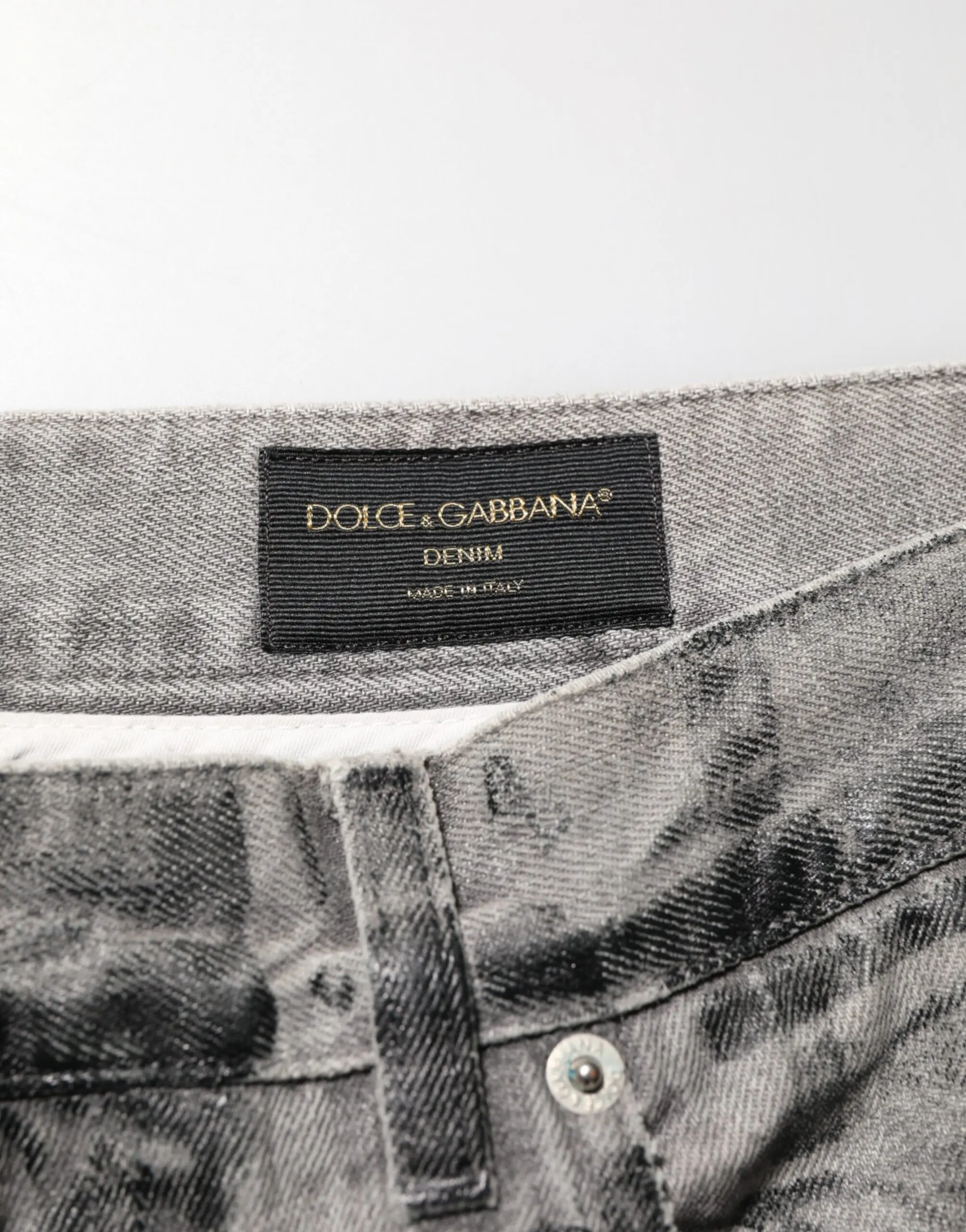 Джинсы Dolce & Gabbana с принтом