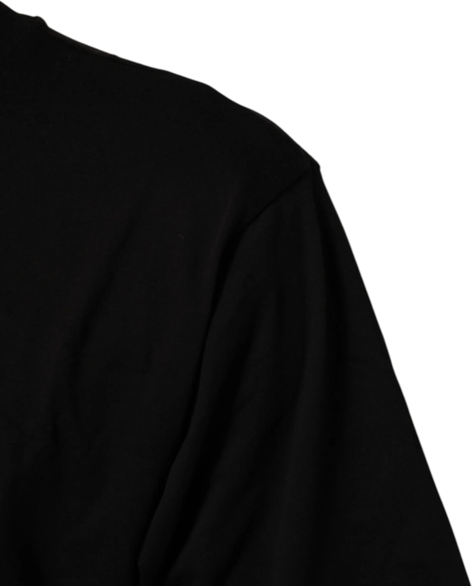 Dolce & Gabbana logotipli qora paxta futbolka