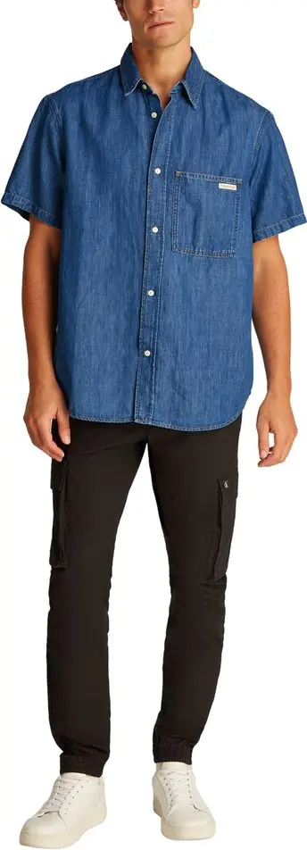 REGULAR SS DENIM J30J327178 Shirt Calvin Klein Jeans