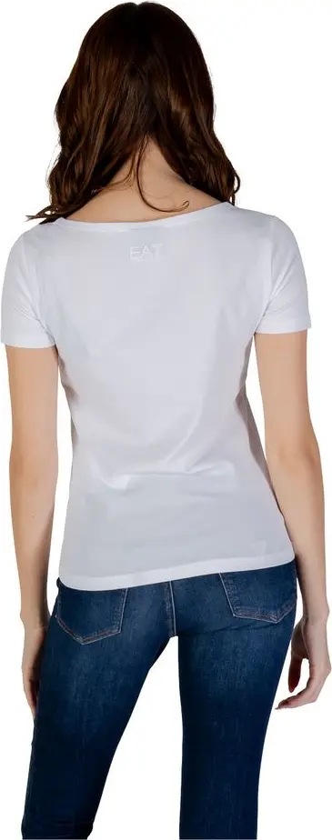 T-shirt Armani EA7 Emporio White Cotton Sportswear