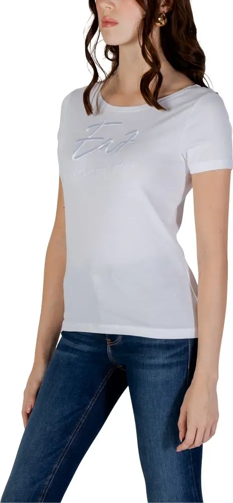 T-shirt Armani EA7 Emporio White Cotton Sportswear