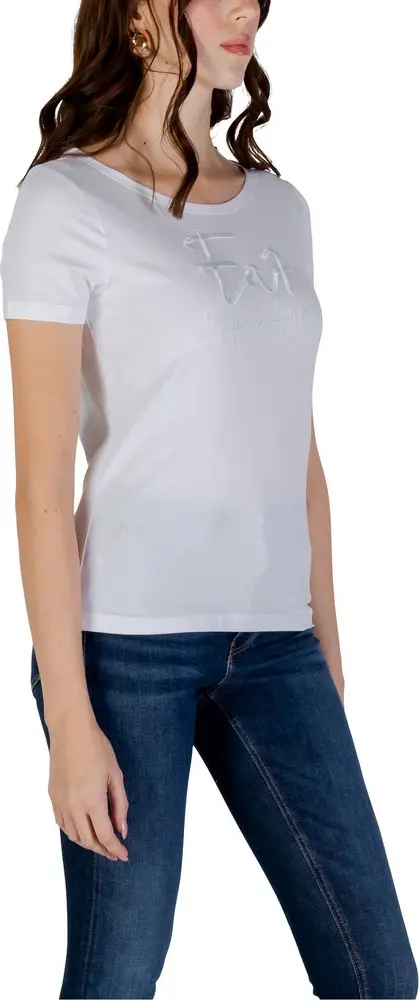 T-shirt Armani EA7 Emporio White Cotton Sportswear