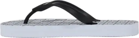 Kichik yozgi zamshlar Armani Exchange Oq kauchukdan yasalgan "flip-flop" sandallari