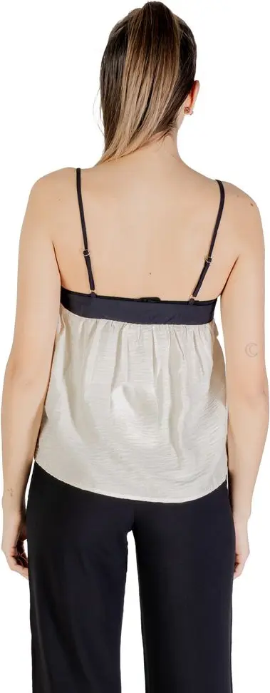 Cream Nylon Top Vero Moda
