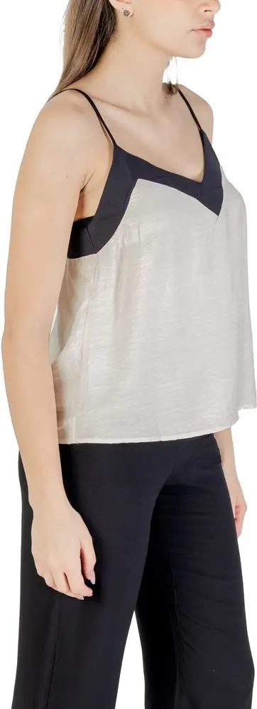 Cream Nylon Top Vero Moda