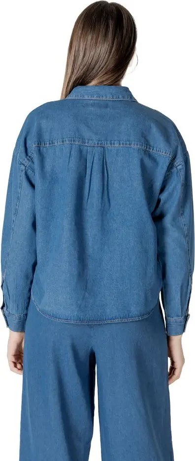 Blue Cotton Blouse ICHI