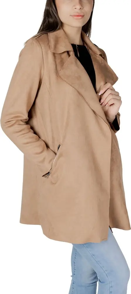 Street One Beige Polyester Trench Coat
