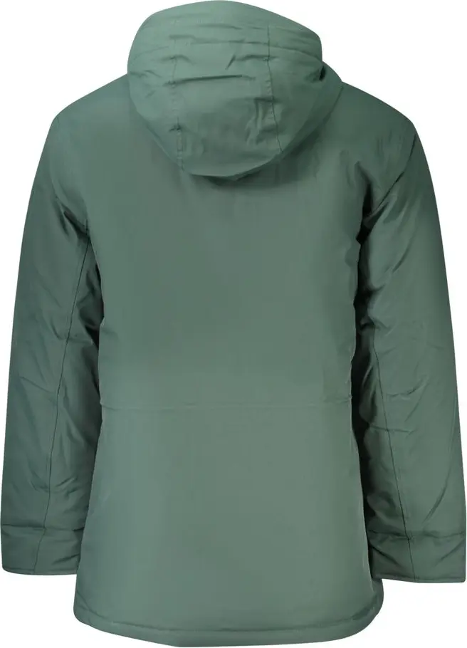 Green Polyester Men's Jacket