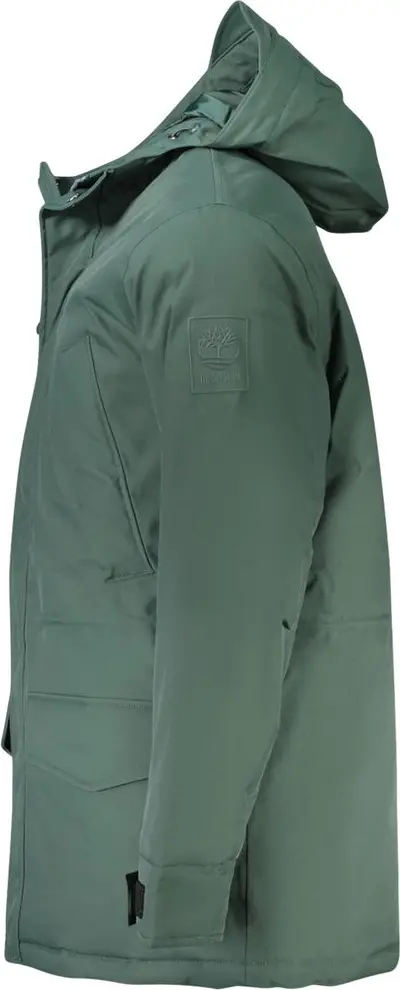 Green Polyester Men's Jacket