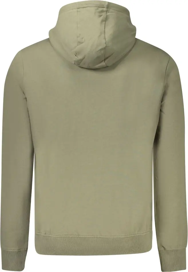 Green Cotton Men Sweater