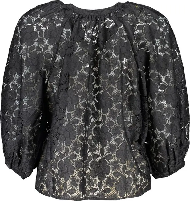 Черная полиэстеровая рубашка Desigual