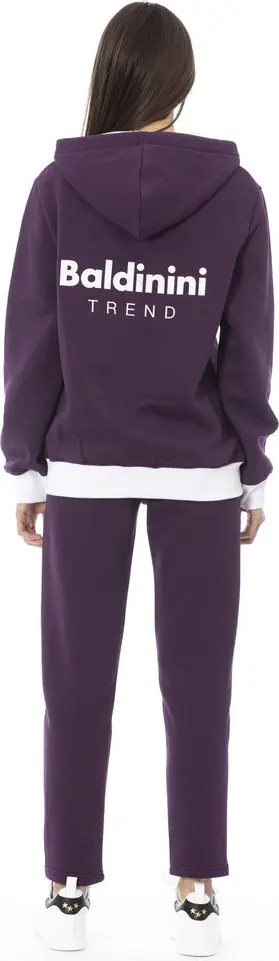 Purple Cotton Women Sweater