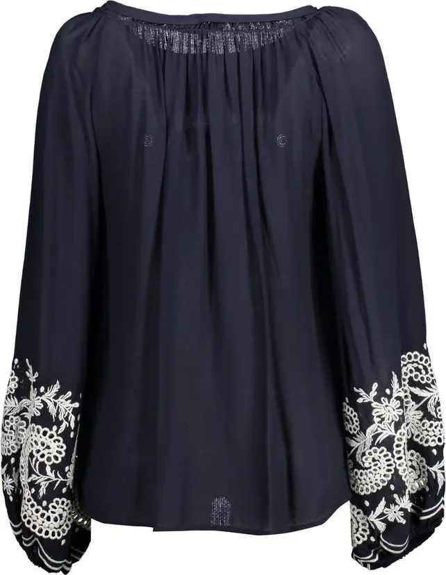 Blue Viscose Shirt Kocca