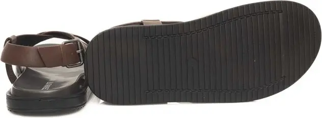 Qora teri erkaklar uchun sandal