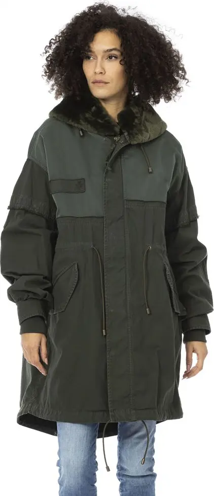 Parka MR & MRS ITALY Green Cotton Women