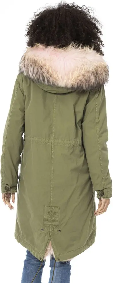 MR & MRS ITALY Parka Ayollar uchun Army Paxta Parka