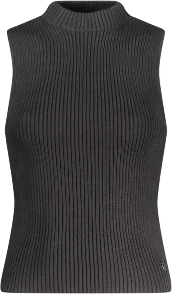 Black Cotton Tank Top Guess Shoes