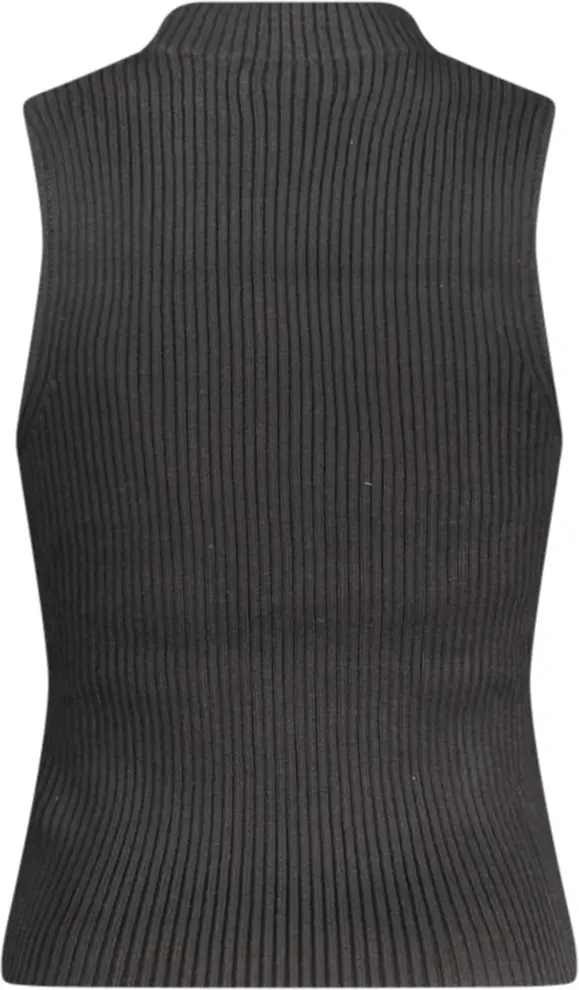 Black Cotton Tank Top Guess Shoes