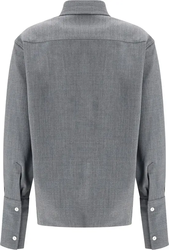 Gray Denim Shirt The Latest