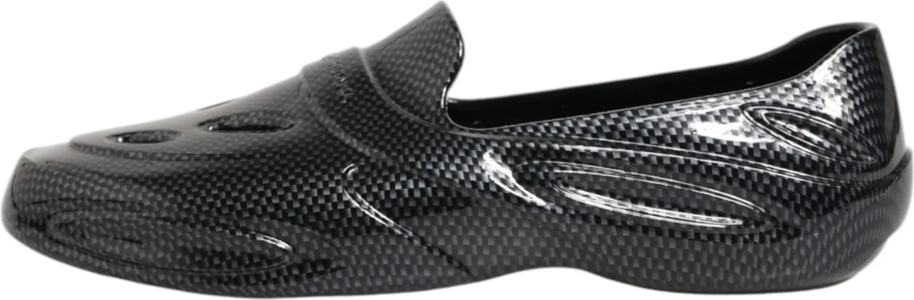 Black Rubber Slides Low Top Sneakers Shoes Dolce & Gabbana