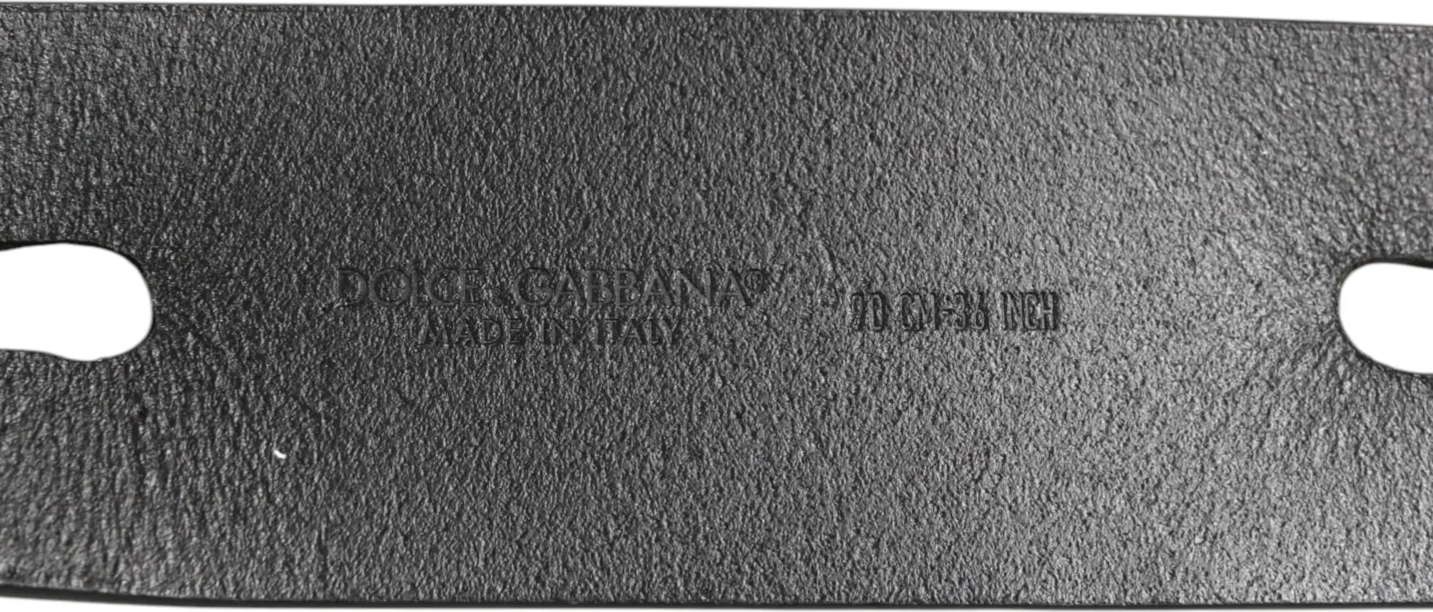 Belt Dolce & Gabbana Black Double Strap Leather Silver Buckle Belt