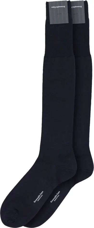 Blue Wool Socks ZEGNA