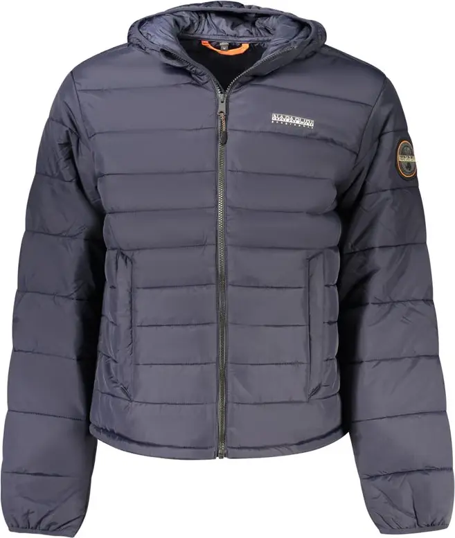 Blue Polyamide Men's Jacket
