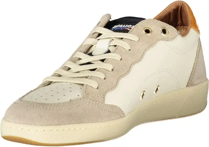 White Leather Men Sneaker