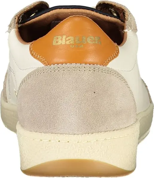 White Leather Men Sneaker
